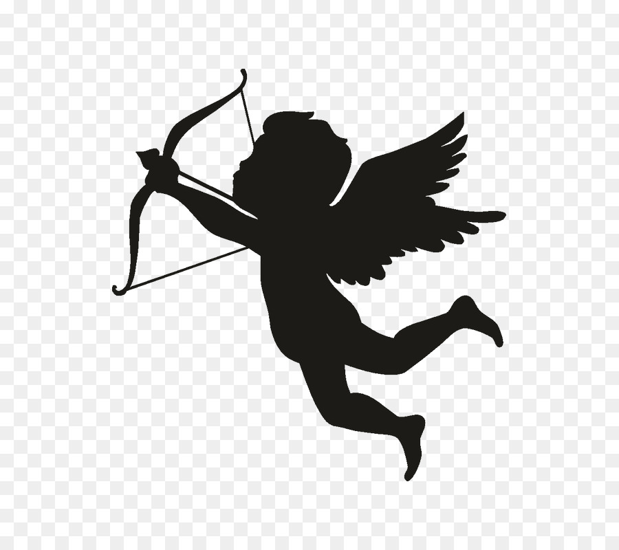 Cupid Silhouette Vector graphics Image Clip art - cupid png download - 800*800 - Free Transparent Cupid png Download.