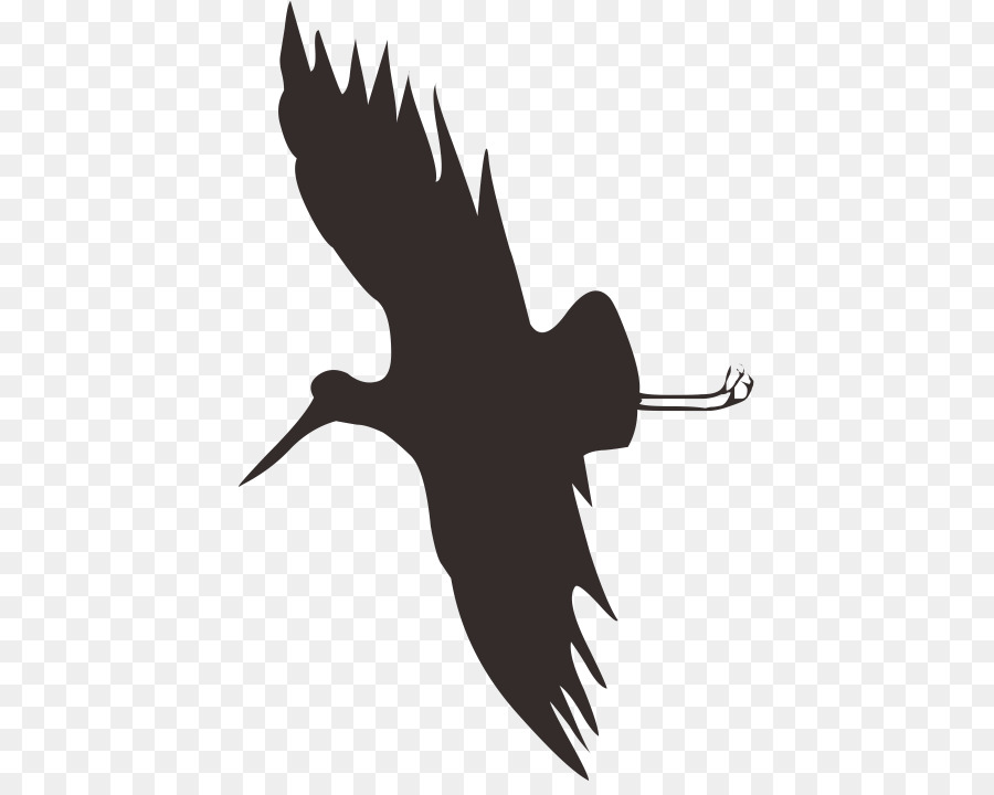 Bird Flight Crane Silhouette - Flying Crane png download - 467*708 - Free Transparent Bird png Download.