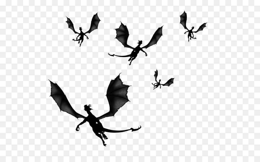 Dragon Silhouette Clip art - Flying dinosaur png download - 1089*1280 ...