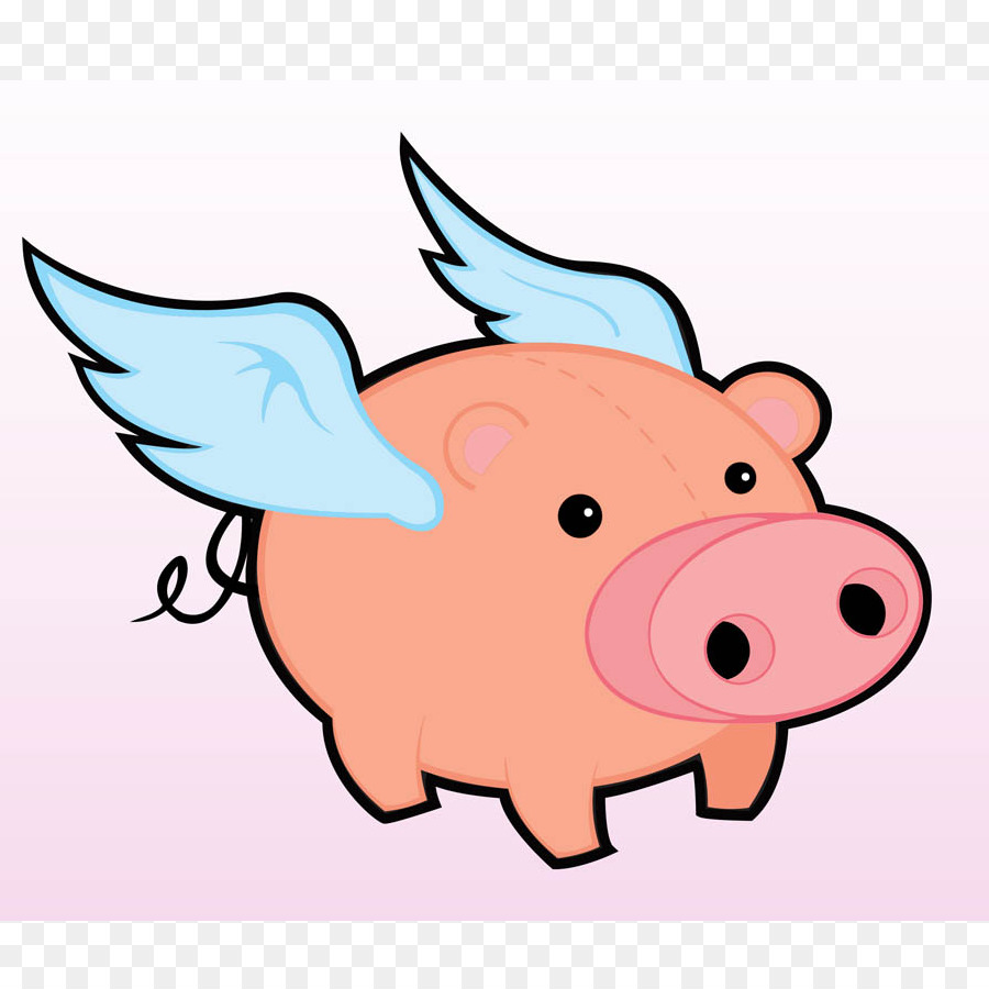 Flying Pig Marathon Domestic pig When pigs fly Clip art - pig png download - 900*900 - Free Transparent Flying Pig Marathon png Download.