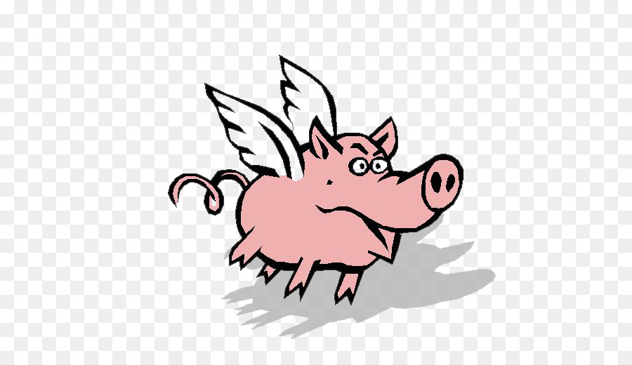 When pigs fly Sticker Clip art - pig png download - 512*512 - Free Transparent Pig png Download.