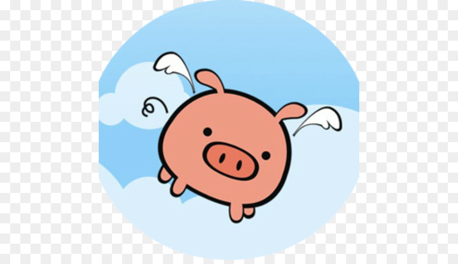 Flying Pig Marathon When pigs fly Cuteness - pig png download - 512*512 - Free Transparent Pig png Download.