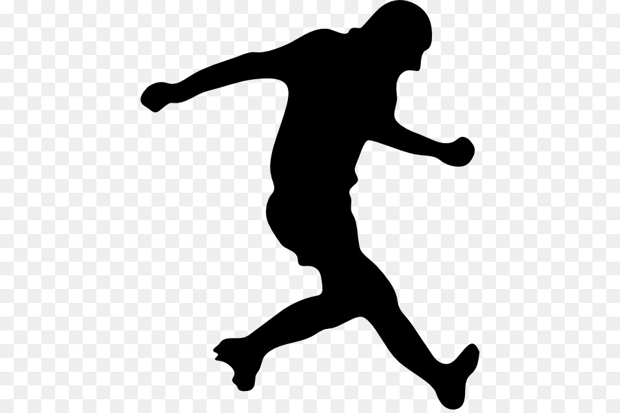 Football player Silhouette Clip art - Soccer Player Silhouette png download - 492*595 - Free Transparent Football png Download.