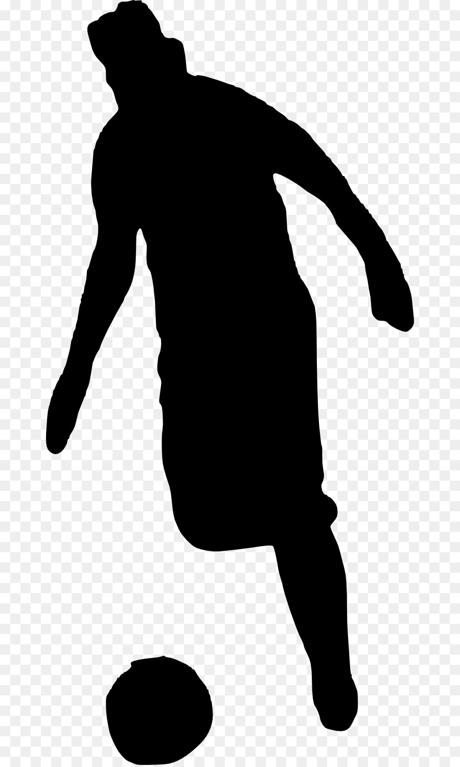 Silhouette Football player Clip art - Silhouette png download - 720*1496 - Free Transparent Silhouette png Download.