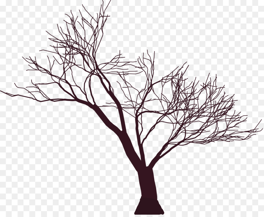 Tree Drawing Silhouette Poster - headstone png download - 1517*1233 - Free Transparent Tree png Download.