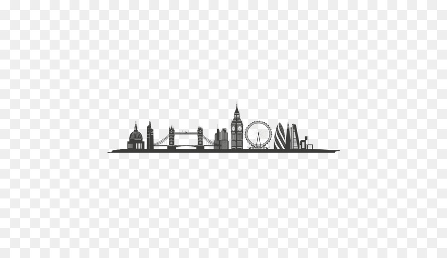 London Skyline Silhouette Graphic design - london png download - 512*512 - Free Transparent London png Download.
