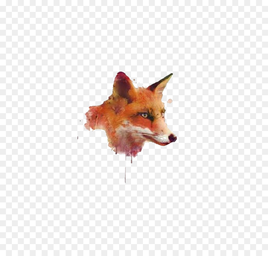 Watercolor painting Software - Fox Head png download - 595*842 - Free Transparent Watercolor Painting png Download.