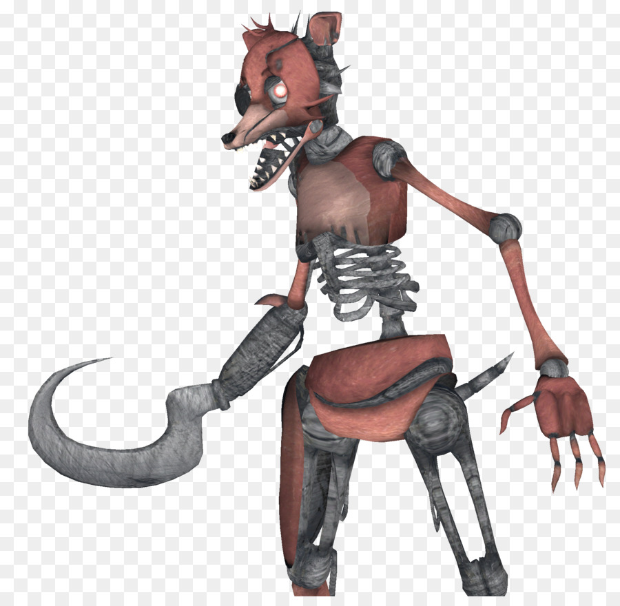 Withered Foxy Fnaf 1 - Free Transparent PNG Clipart Images Download