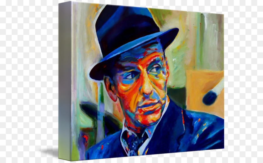 Frank Sinatra Painting Canvas print Big band - painting png download - 650*560 - Free Transparent Frank Sinatra png Download.