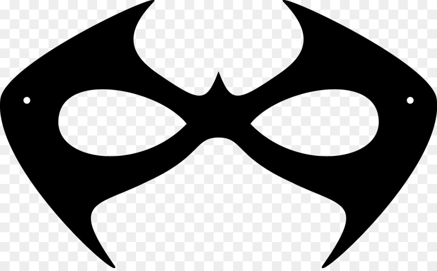 Nightwing Robin Mask Catwoman - Halloween Template png download - 1803*1109 - Free Transparent Nightwing png Download.