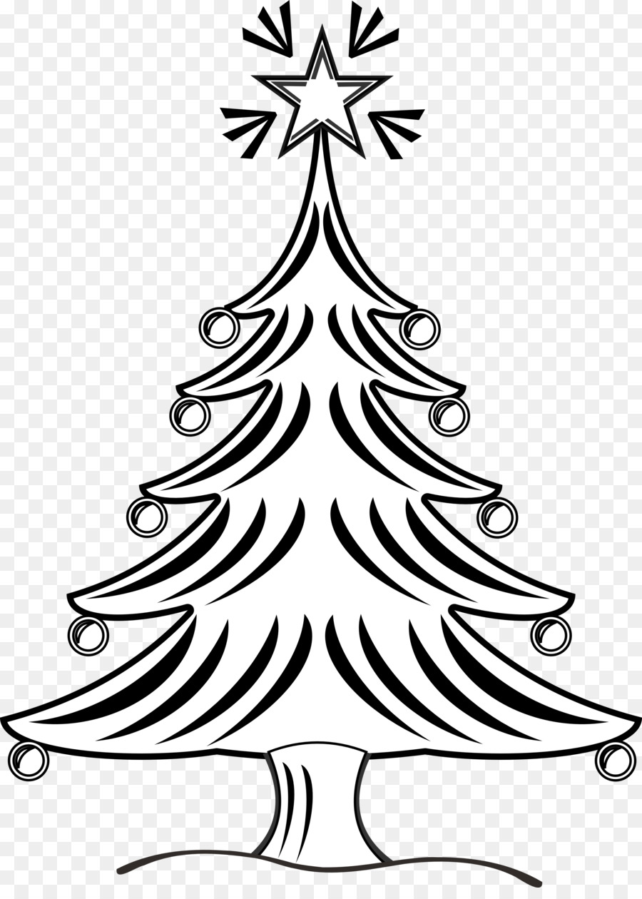 Christmas tree Drawing Black and white Clip art - Christmas Tree Line Art png download - 3333*4606 - Free Transparent Christmas Tree png Download.