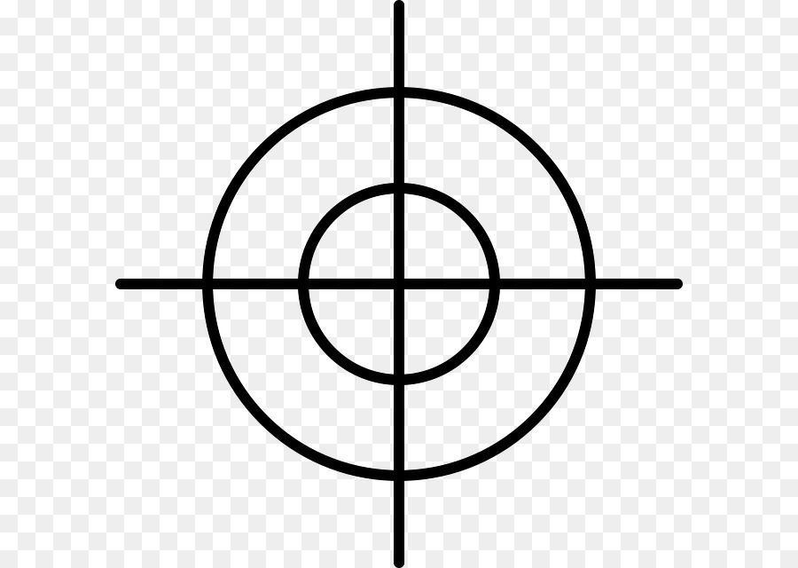 Shooting target Weapon Sight Reticle Sniper - FOCUS png download - 640*640 - Free Transparent Shooting Target png Download.
