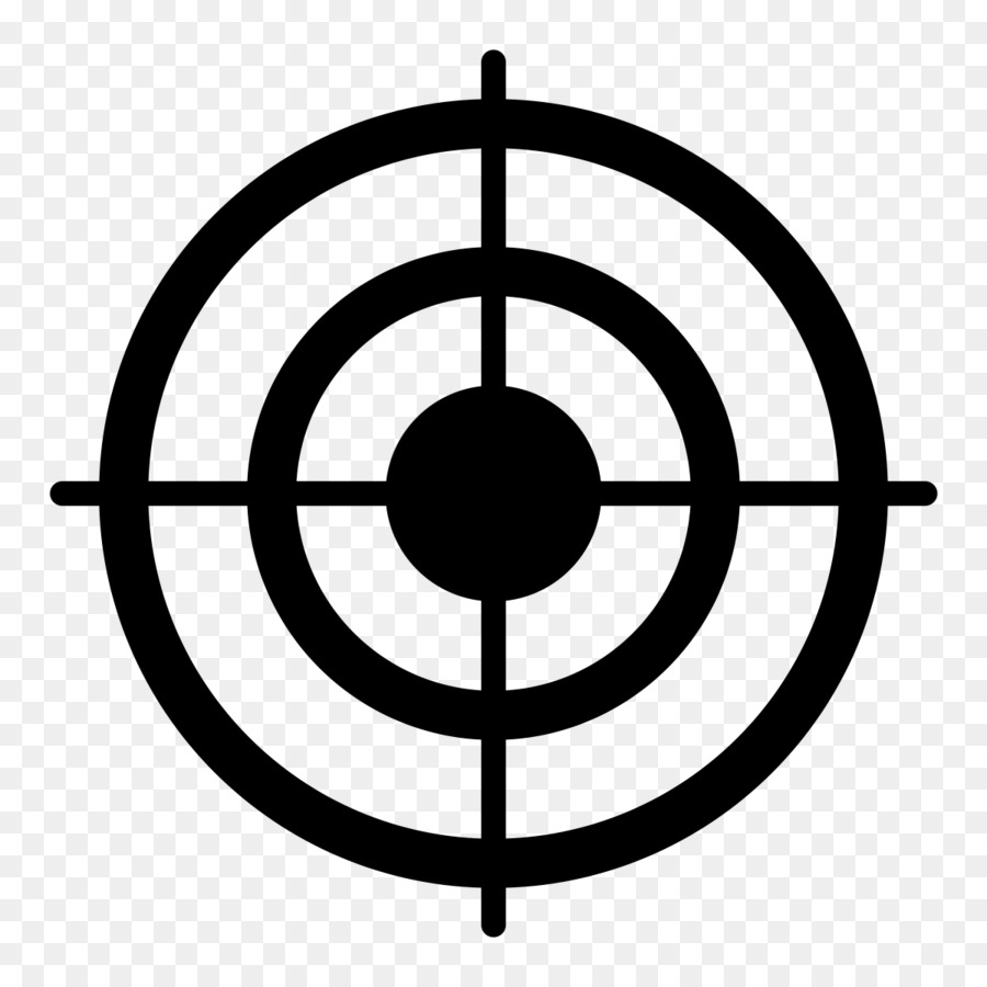 Vector graphics Clip art Portable Network Graphics Shooting Targets Bullseye - target clip art png transparent background png download - 1200*1200 - Free Transparent Shooting Targets png Download.