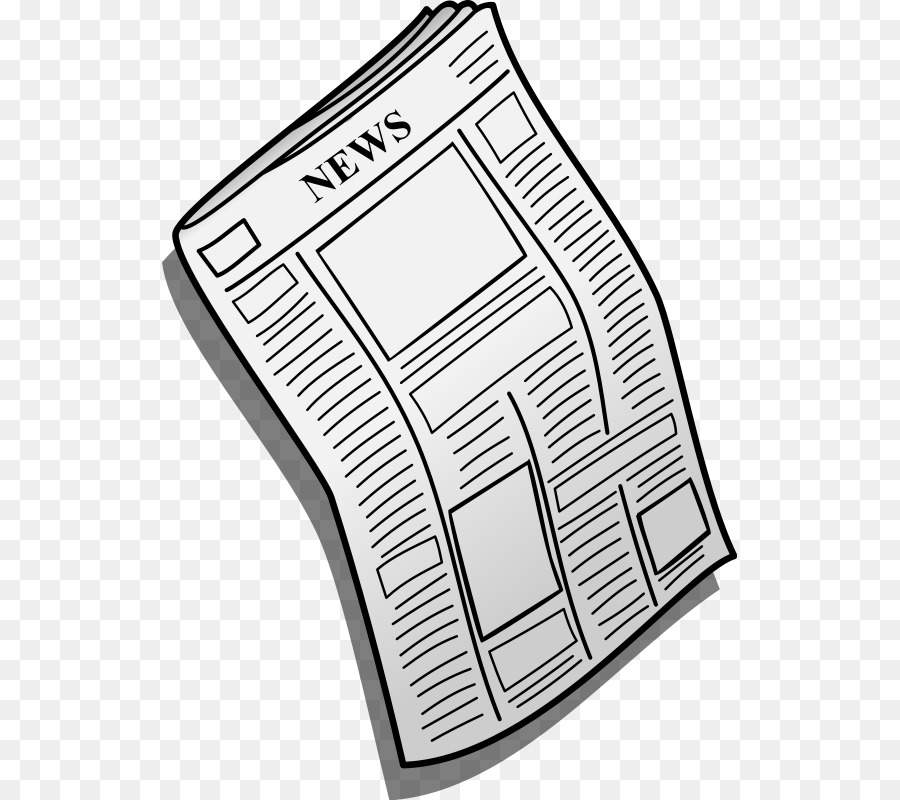 Newspaper Clip art - News Cliparts png download - 575*800 - Free Transparent Newspaper png Download.