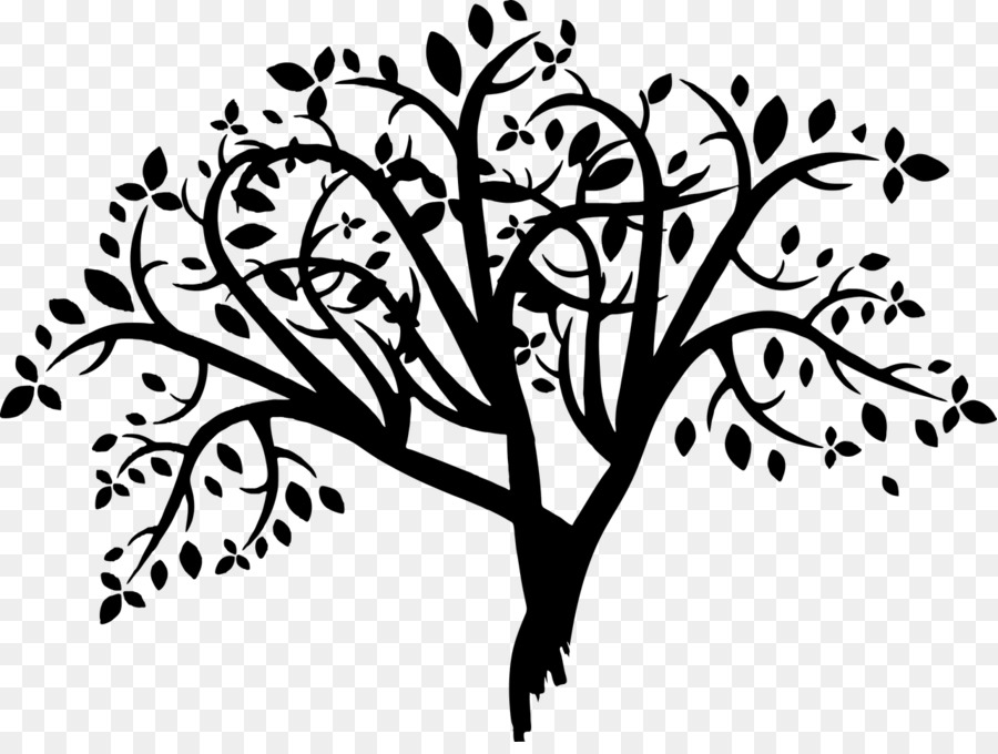 Tree Silhouette Clip art - tree png download - 1280*952 - Free Transparent Tree png Download.