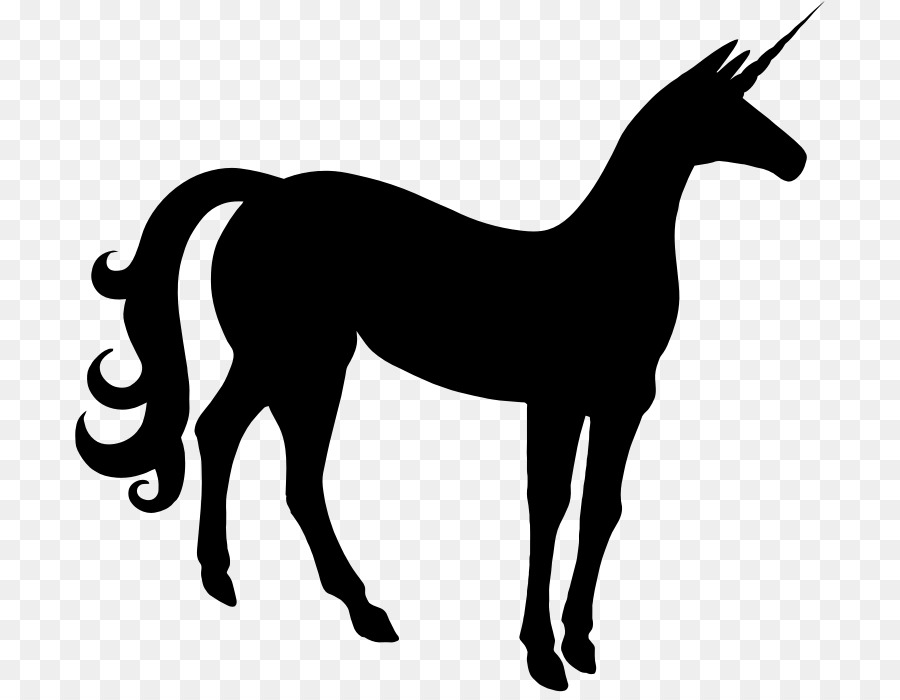 Horse Unicorn Silhouette Clip art - unicorn horn png download - 750*692 - Free Transparent Horse png Download.