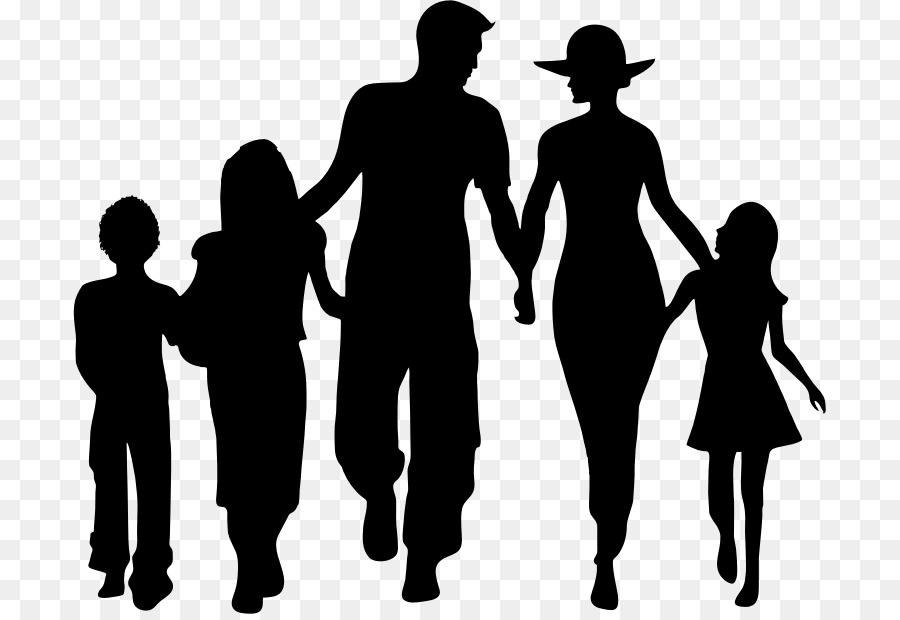 Silhouette Family Clip art - Silhouette png download - 753*614 - Free Transparent Silhouette png Download.