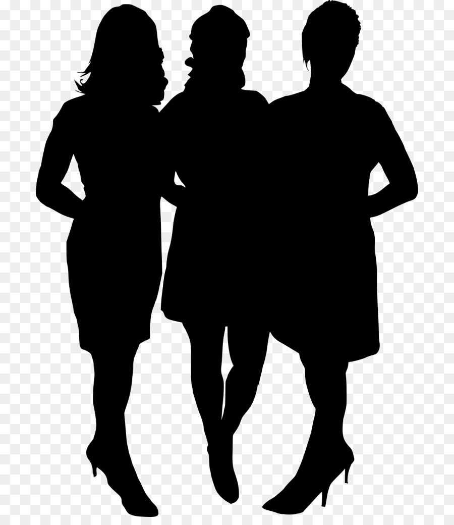 Portable Network Graphics Silhouette Vector graphics Image Girl - friendship png silhouette png download - 758*1024 - Free Transparent Silhouette png Download.