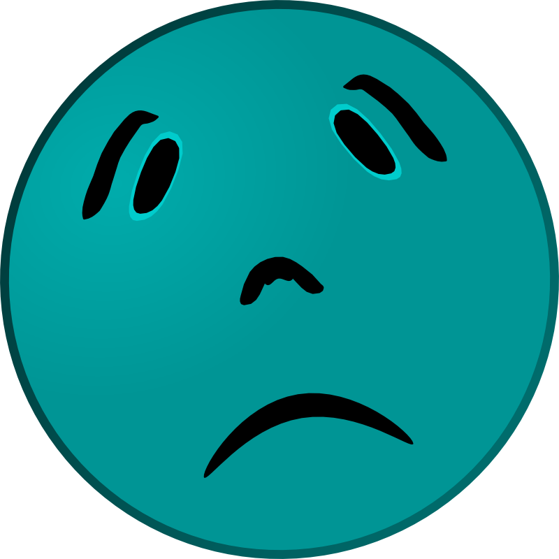 Clipart Frown.