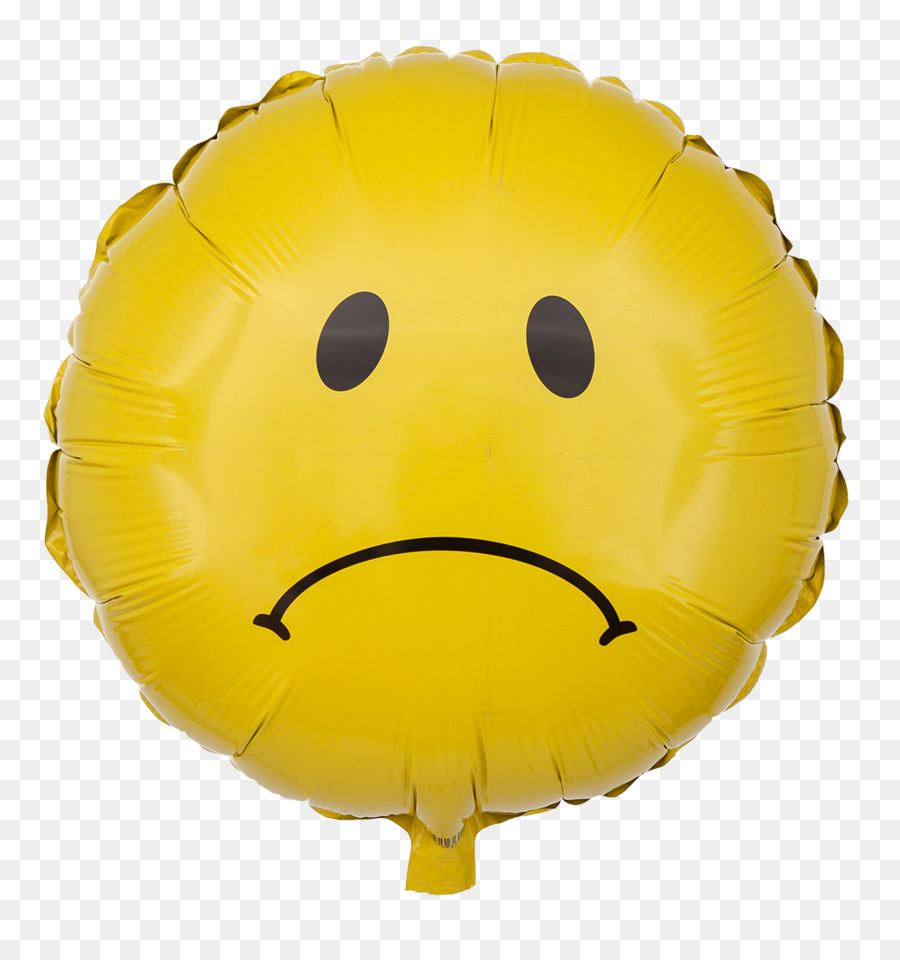 Sadness Balloon Face Smiley - balloon png download - 1200*1254 - Free Transparent Sadness png Download.