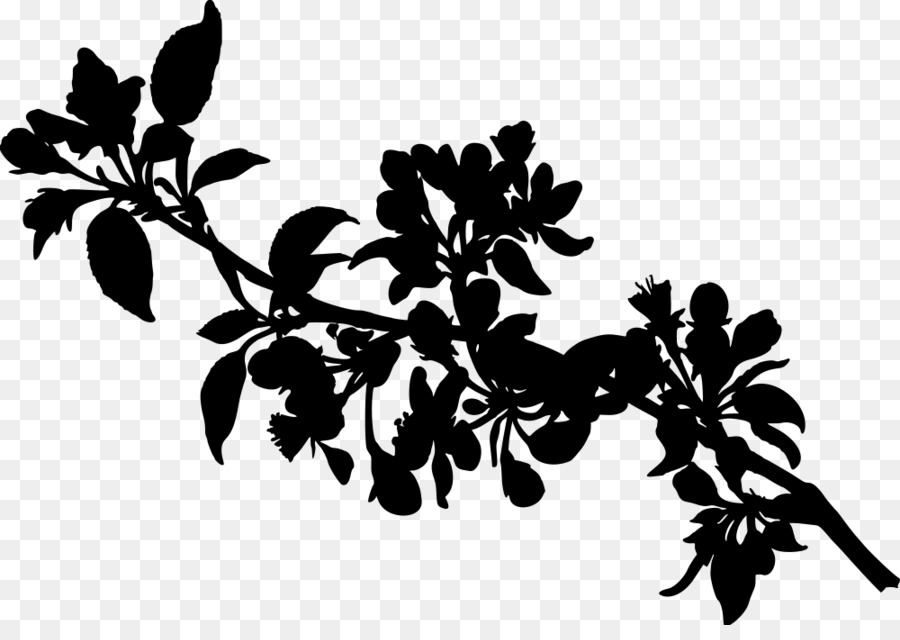 Apple Branch Silhouette Clip art - apple png download - 1000*694 - Free Transparent Apple png Download.