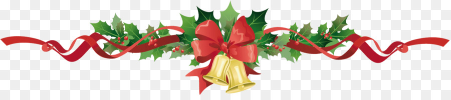 Christmas Clip art - garland flowers png download - 1565*331 - Free Transparent Christmas  png Download.