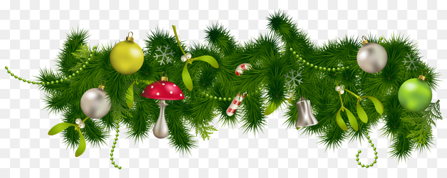 Christmas decoration Christmas ornament Clip art - garland frame png download - 4347*1733 - Free Transparent Christmas  png Download.