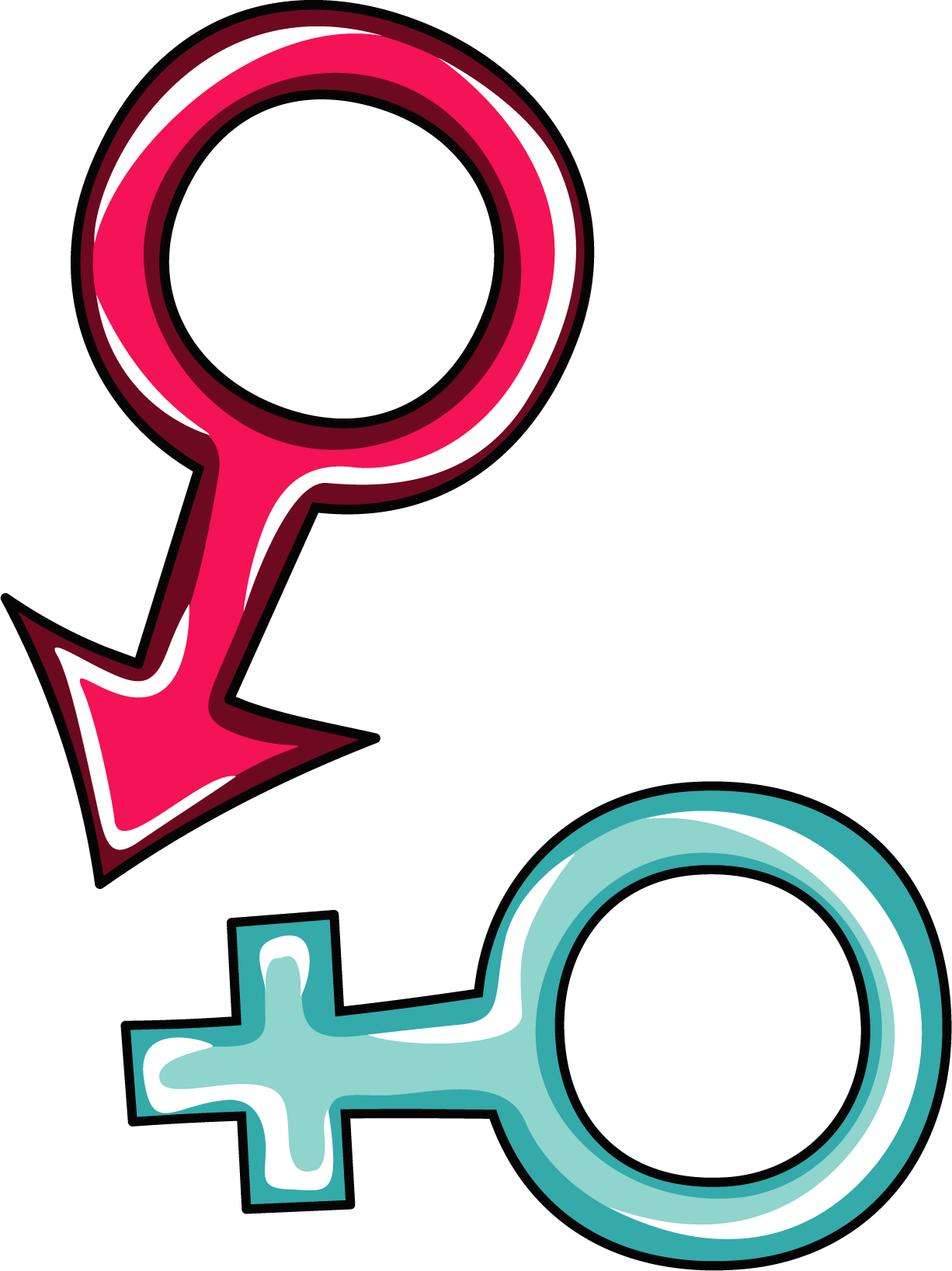 Symbol Male And Female Clip Art Male Female Symbols Png Image | Sexiz Pix