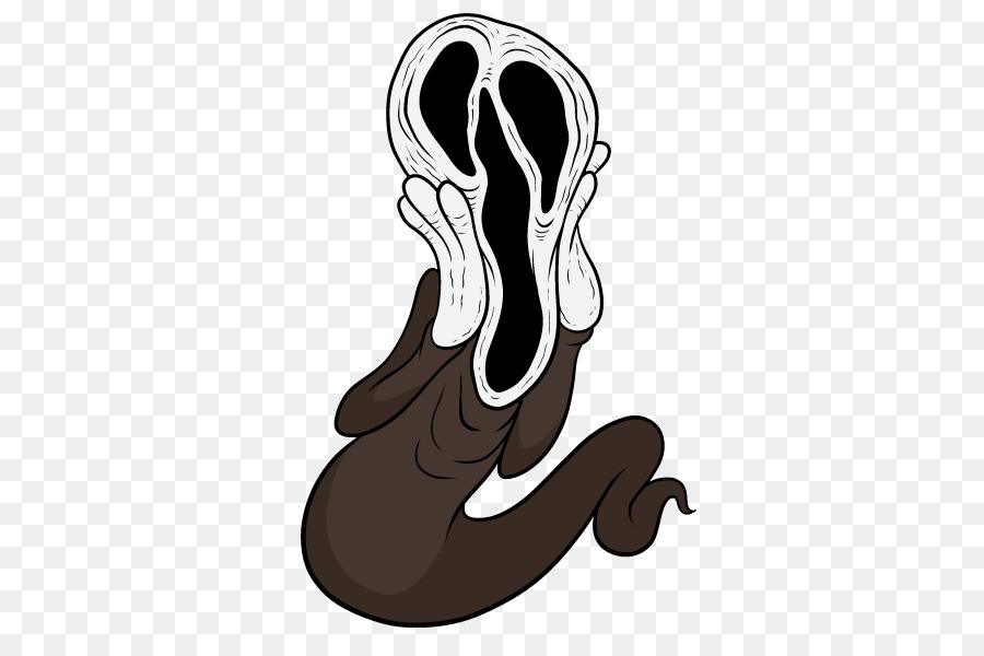 Ghostface Cartoon Scream - screaming png download - 458*600 - Free Transparent Ghostface png Download.