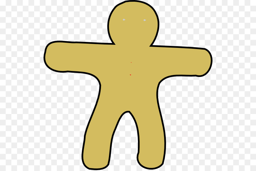 The Gingerbread Man Clip art - Gingerbread Man Silhouette png download - 594*597 - Free Transparent Gingerbread Man png Download.