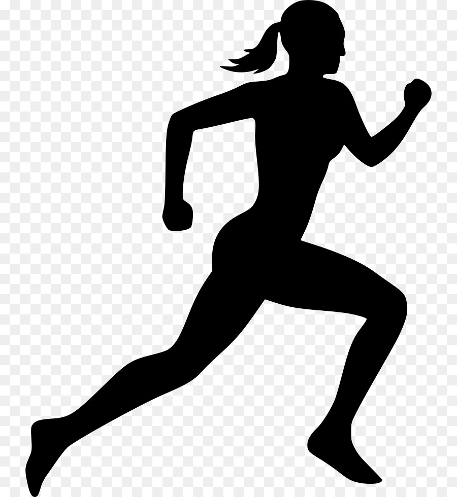 Silhouette Running Royalty-free - Silhouette png download - 800*980 - Free Transparent  png Download.