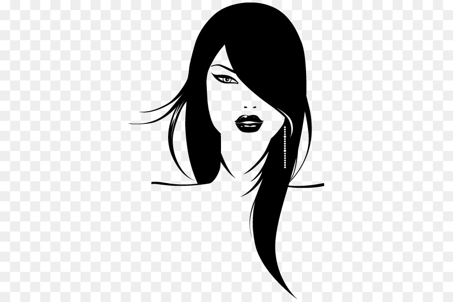 Silhouette Female Face Art - Silhouette png download - 600*600 - Free Transparent  png Download.