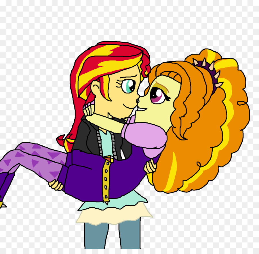 Sunset Shimmer My Little Pony: Equestria Girls Love - Love kiss png download - 1495*1434 - Free Transparent  png Download.