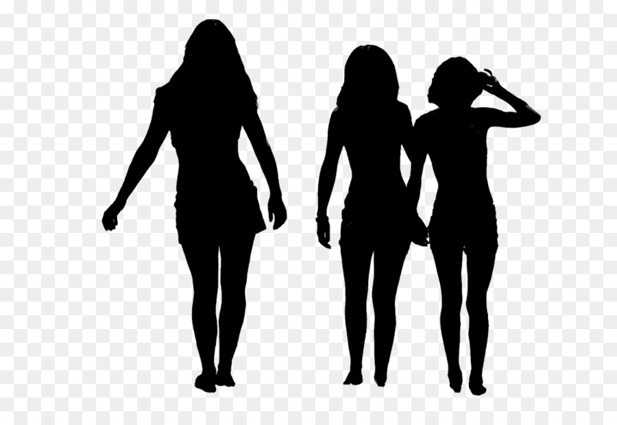 Free Girls Silhouette, Download Free Girls Silhouette png images, Free ...