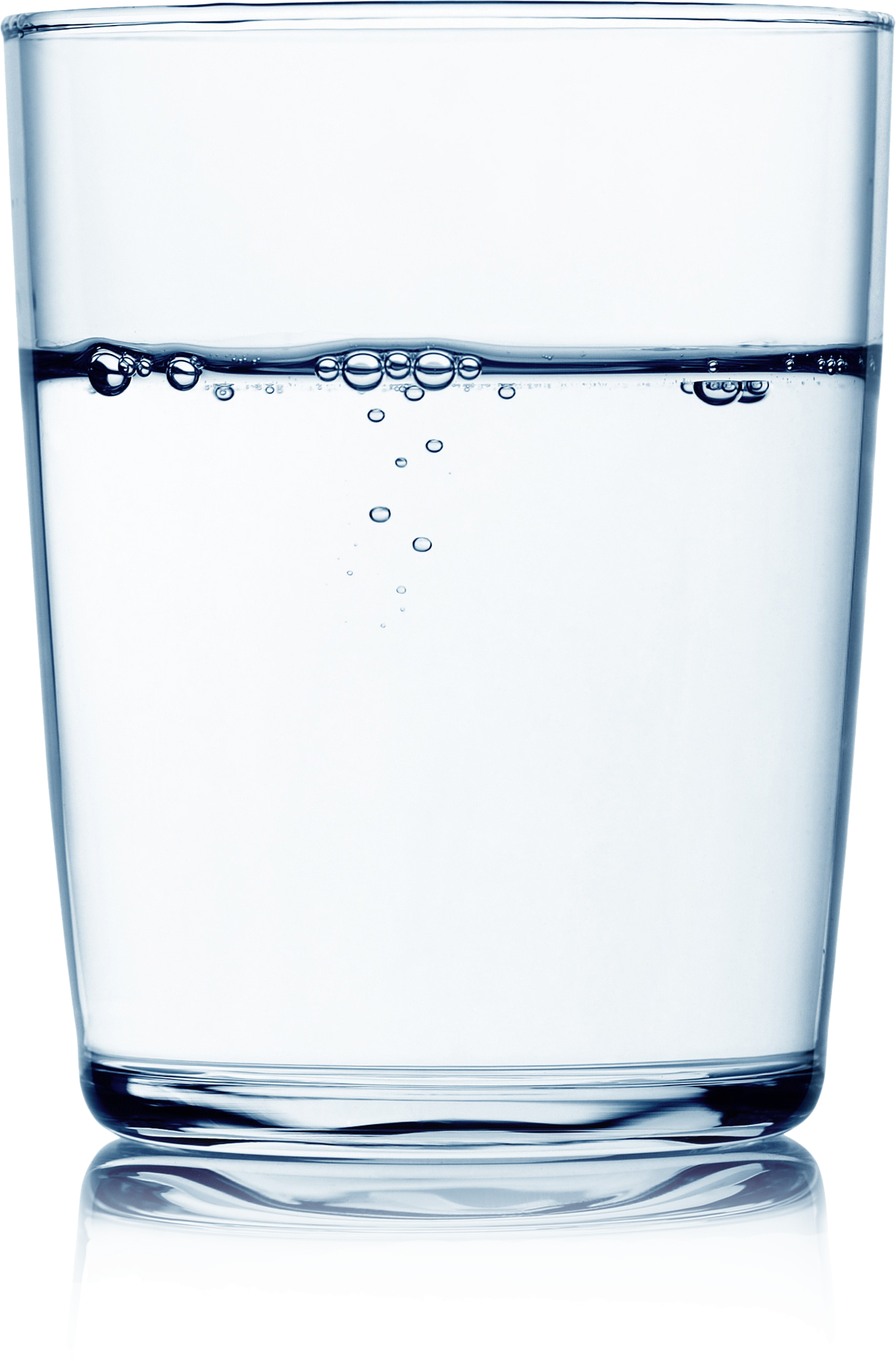 transparent cup of water
