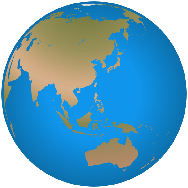 Globe Asia Clip art - asia png download - 600*600 - Free Transparent ...