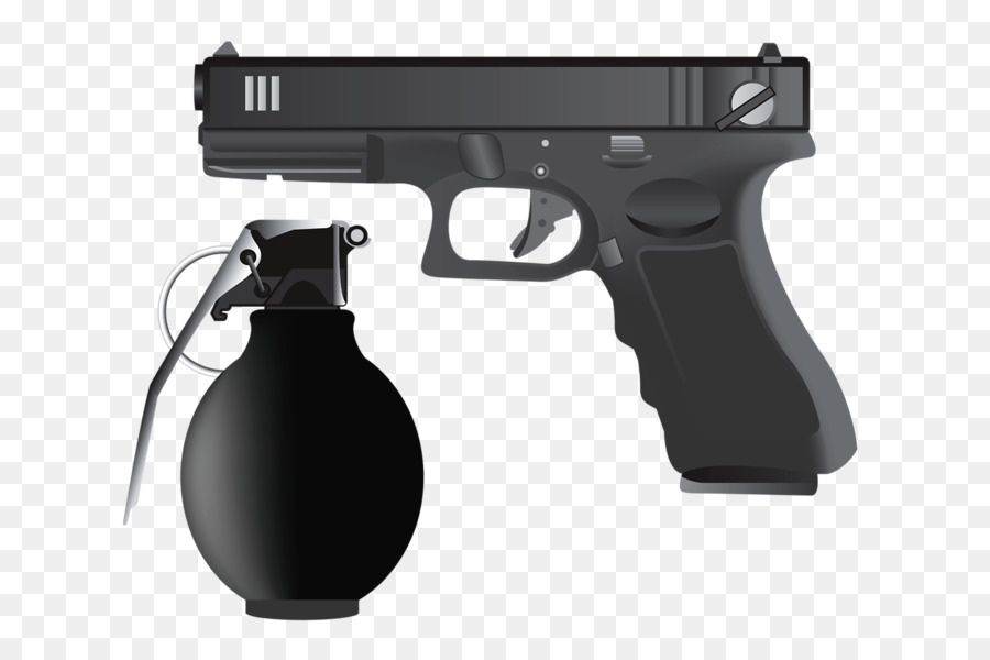 Glock 9×19mm Parabellum Semi-automatic pistol Handgun - Pistol grenades png download - 800*598 - Free Transparent Firearm png Download.