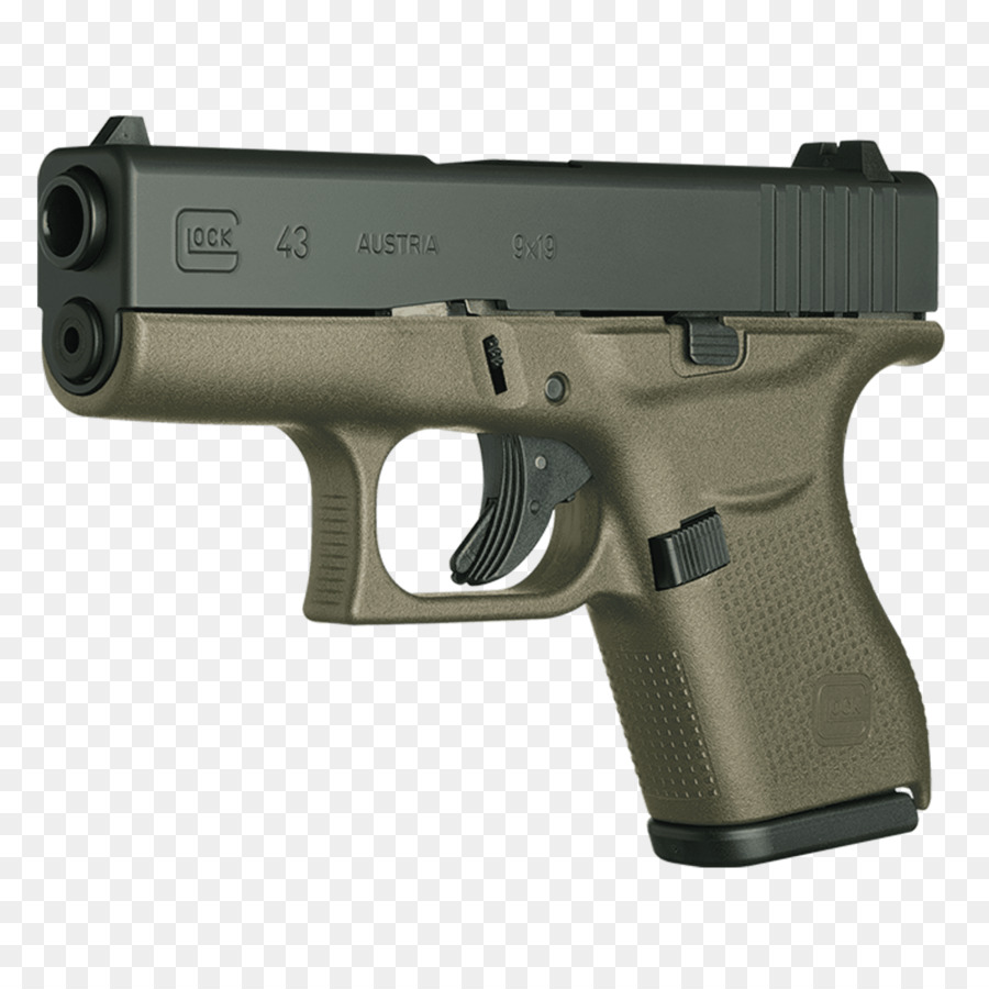 Glock 26 Pistol 9×19mm Parabellum Glock 43 - Handgun png download - 1800*1800 - Free Transparent Glock png Download.
