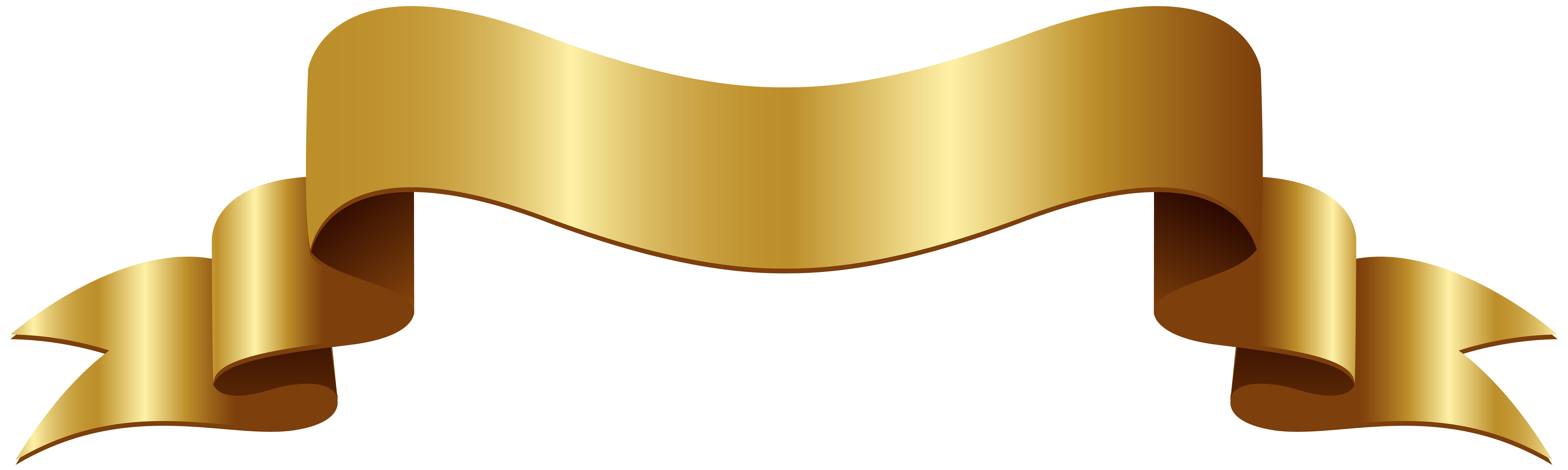 Gold Badge - Banner Golden PNG Clip Art Image png download - 8000*2400 ...