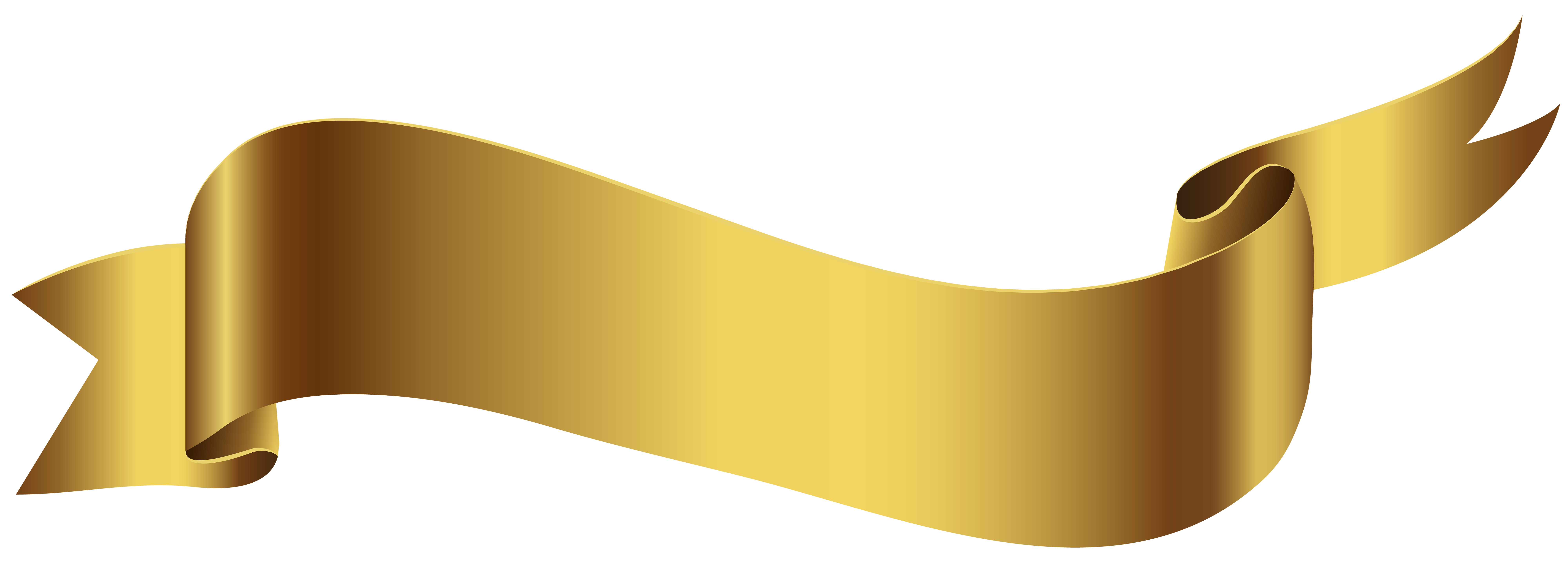 gold banner clip art