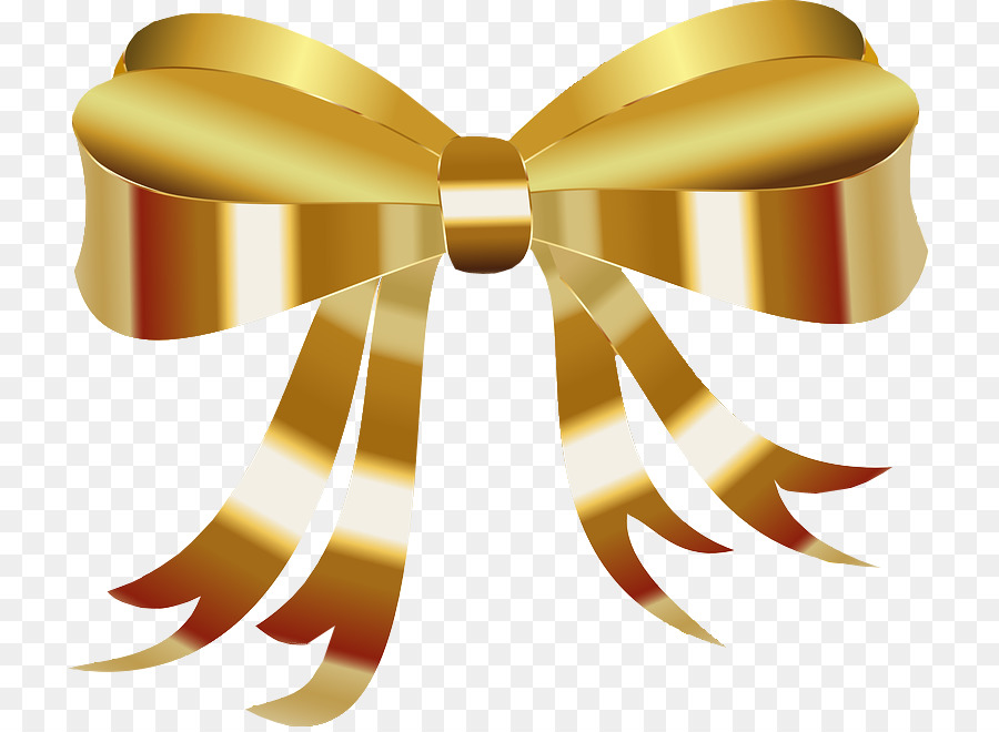 Ribbon Gold Clip art - bow png download - 776*655 - Free Transparent Ribbon png Download.