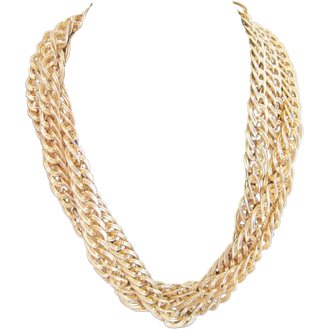 Gold Necklace Jewellery chain Jewellery chain - chain png download ...