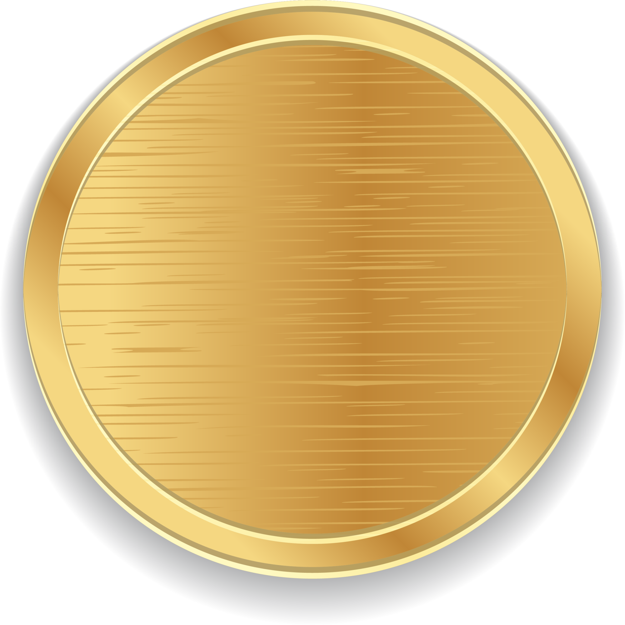 Gold Clipart Circle Round Gold Logo Png Transparent Png Kindpng Images