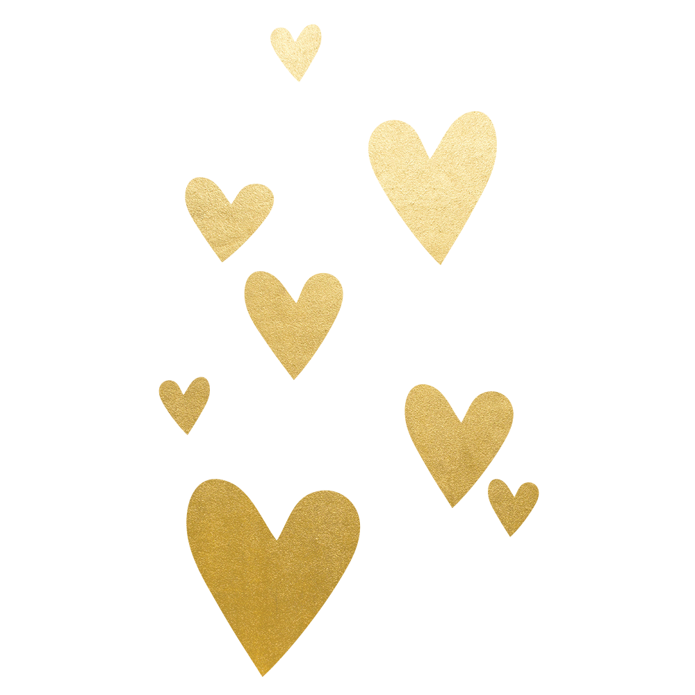 Gold Heart Red Clip art - gold heart png download - 1000*1000 - Free ...
