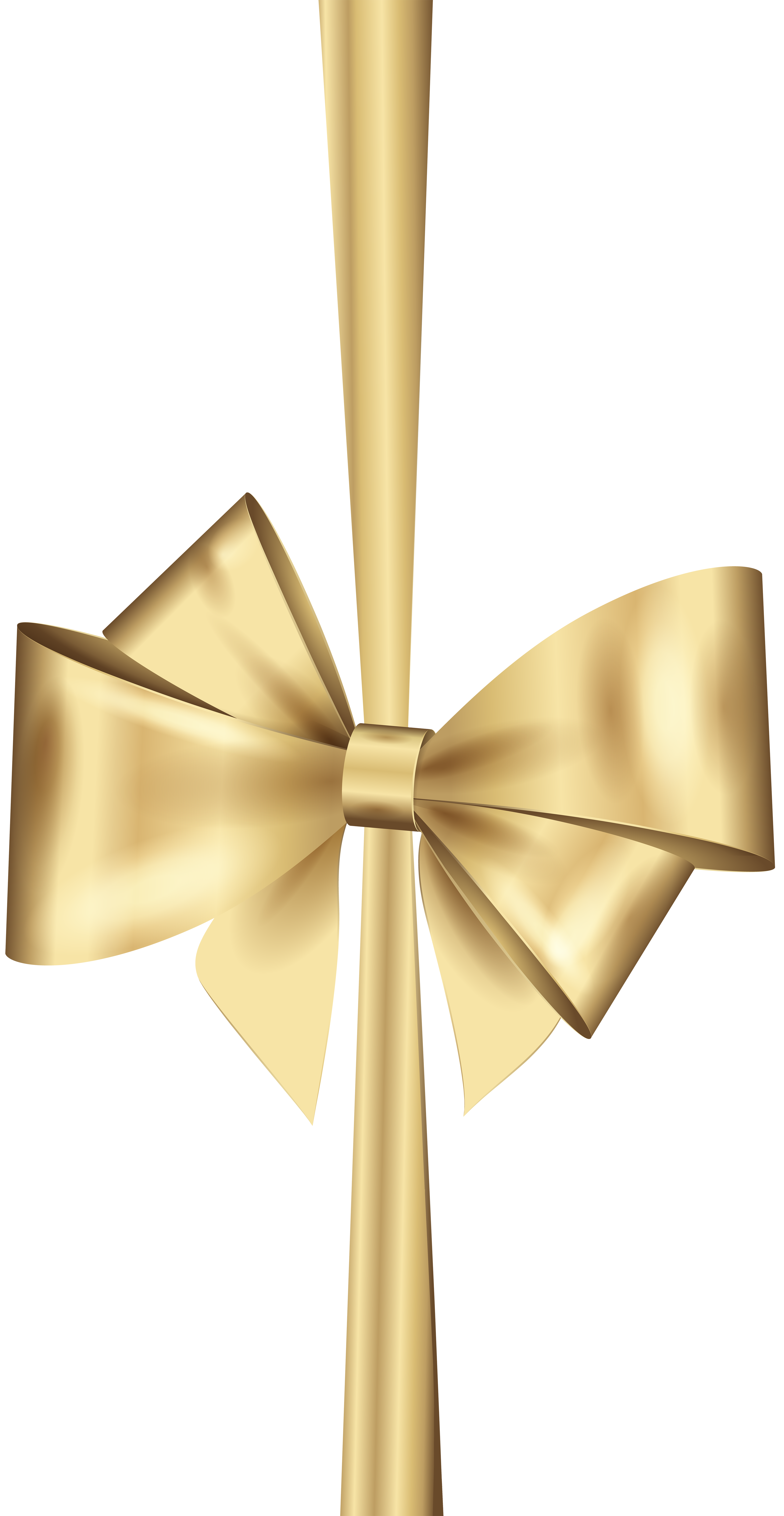 Gold Ribbon Christmas Clip Art Gold Deco Bow Png Clip - vrogue.co