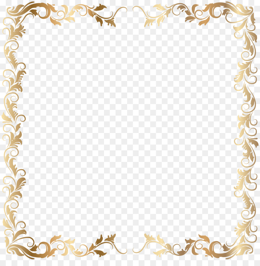 Picture Frames Gold Clip art - border png download - 7983*8000 - Free Transparent Picture Frames png Download.