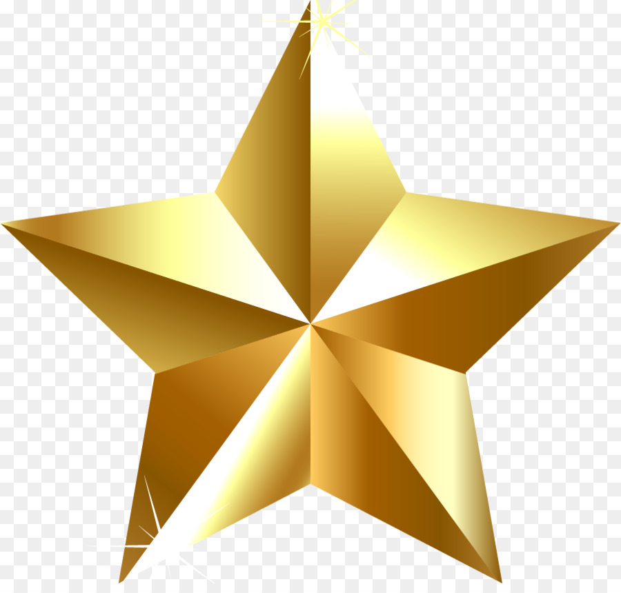 Gold Star Clip art - Eighty-one Army pentagram element png download - 904*850 - Free Transparent Gold png Download.