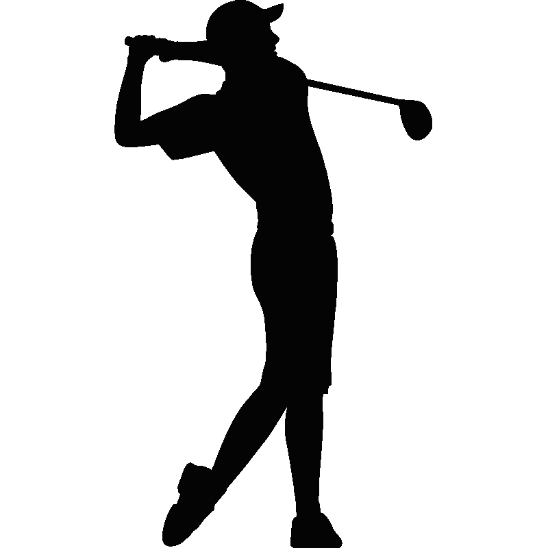 Golf Player Silhouette Transparent Png Svg Vector File | My XXX Hot Girl