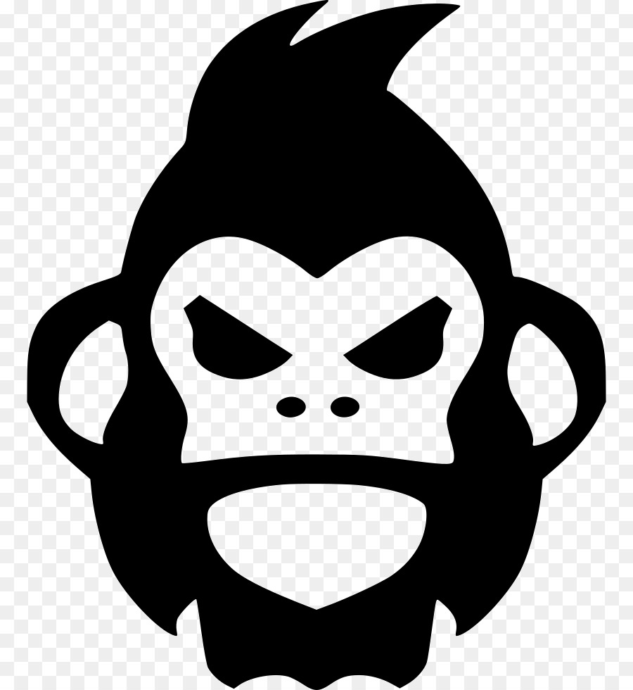 Gorilla Ape Computer Icons Clip art - gorilla vector png download - 824*980 - Free Transparent Gorilla png Download.