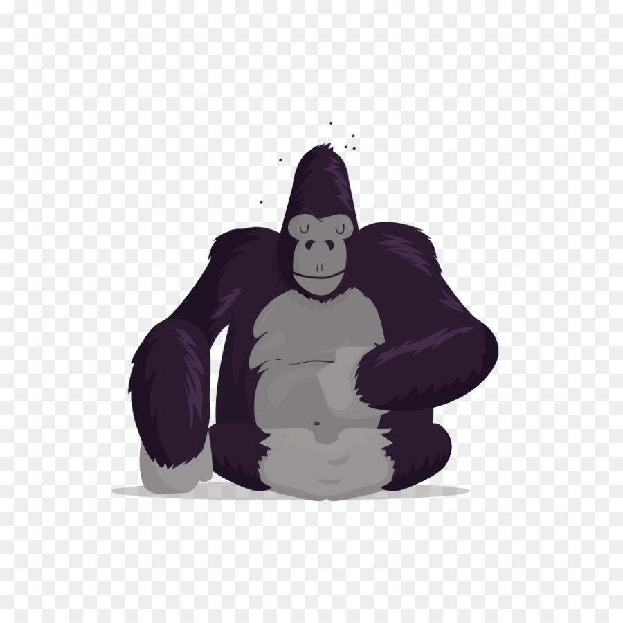 Thumb Gorilla Movinhand - handprinted vector png download - 926*926 - Free Transparent Thumb png Download.